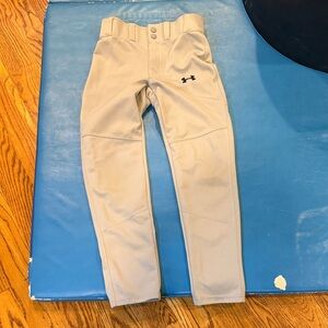 Under Armour gray baseball pants